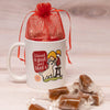 Goat Milk Caramels Cinnamon Roll 10 Pieces in a mug
