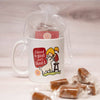 Goat Milk Caramels Sea Salt 10 Pieces in a mug